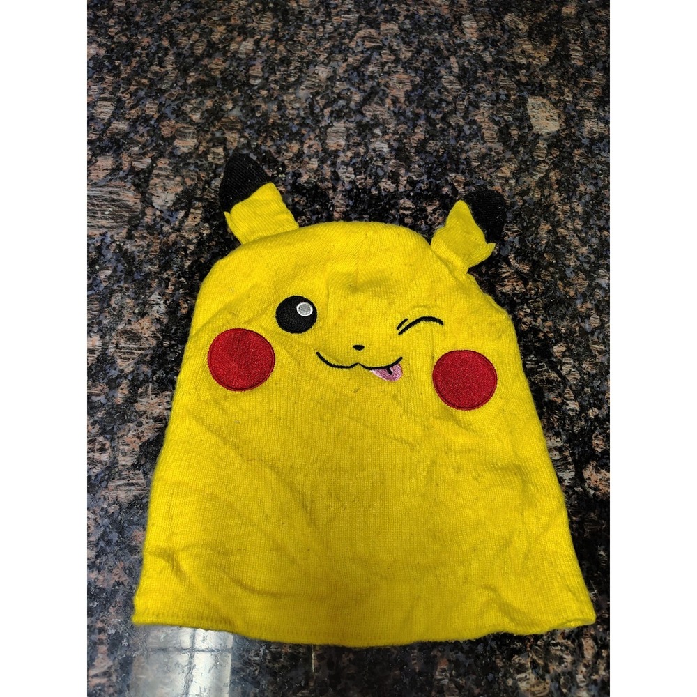 Pokemon Pikachu Beanie Hat With Ears